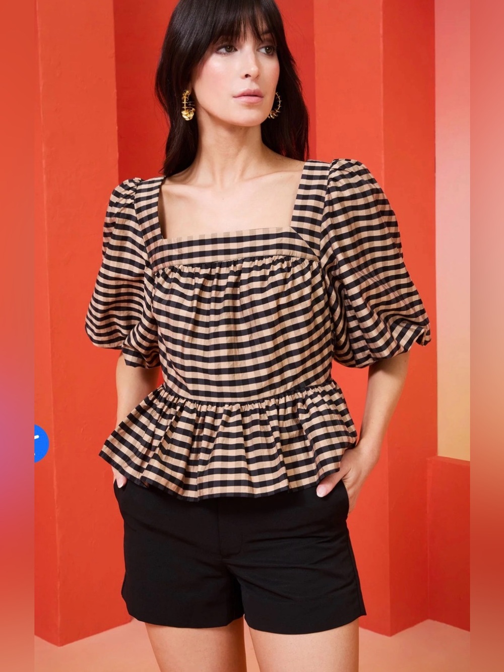 Marie Oliver Kaylee Top Check